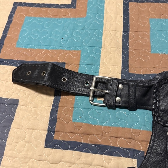 Hot Leather Women’s Large Leather Jacket with matching chaps - Picture 9 of 15